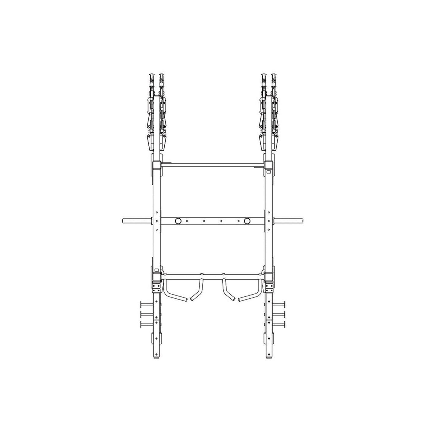 4 x 4 Siege Storage Cable Rack Top view
