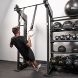 Gymnastic Rings In Use