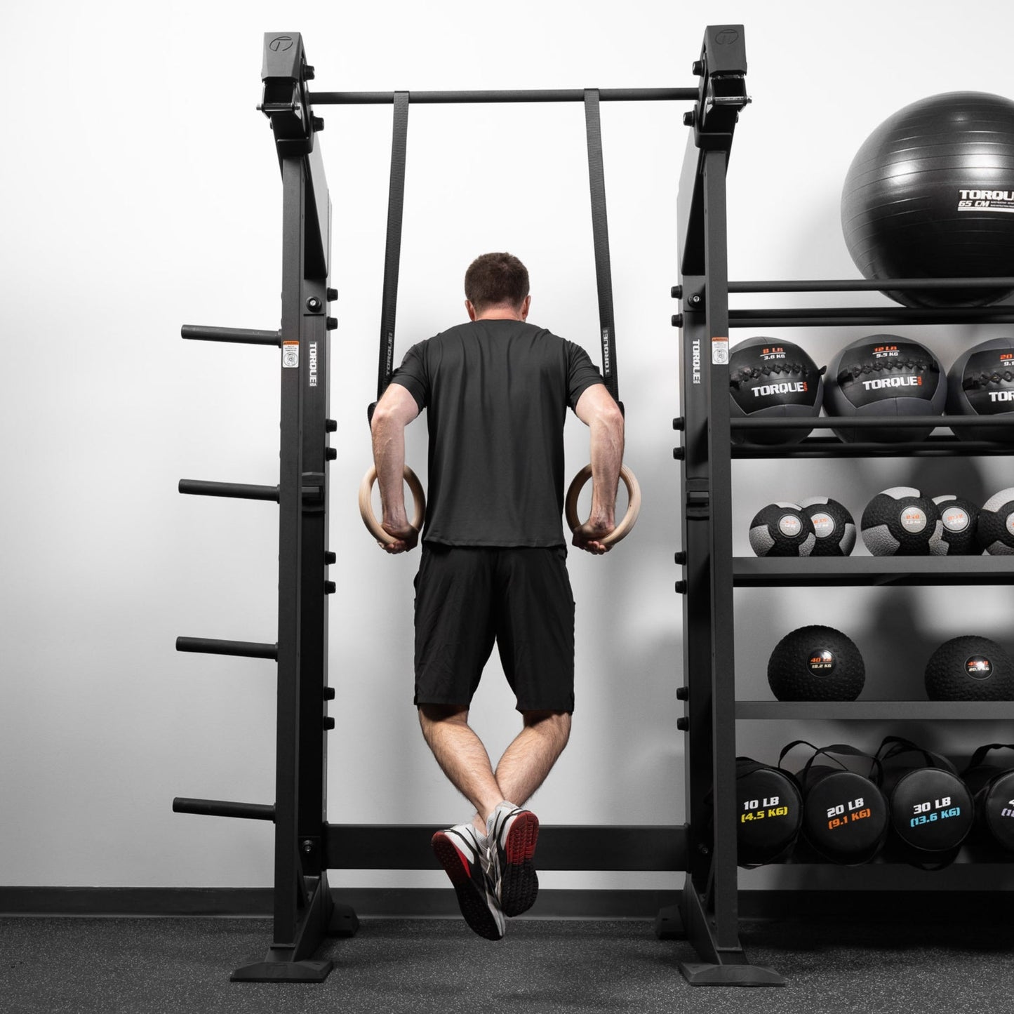 Gymnastic Rings In Use