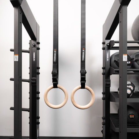 Gymnastic Rings In Use