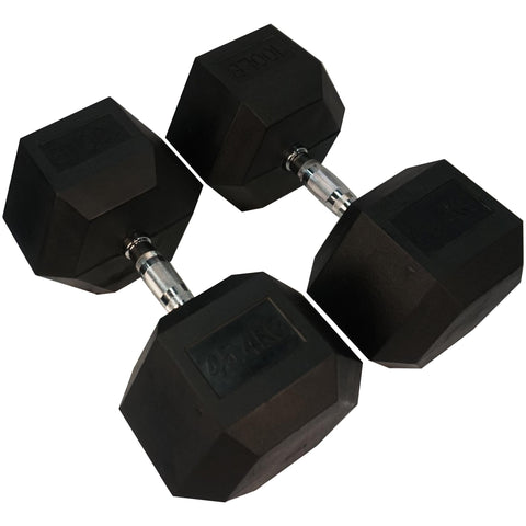 Rubber Hexagon Dumbbell