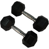 Rubber Hexagon Dumbbell
