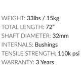 6' Revolution Barbell