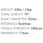 6' USA Cerakote Women's Olympic Barbell