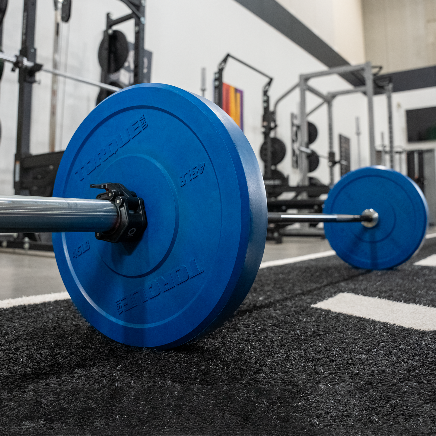 7' USA Black Zinc Olympic Barbell