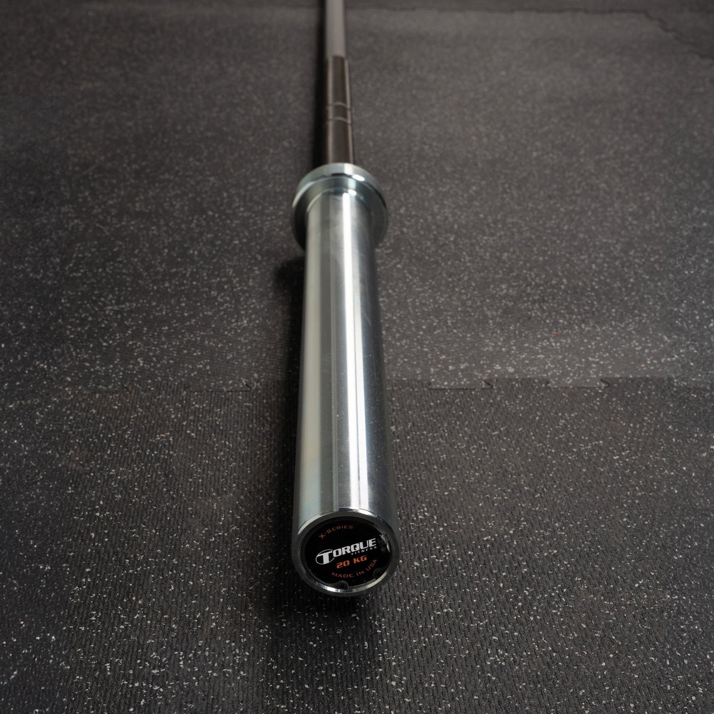 7' USA Black Zinc Olympic Barbell