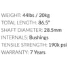 7' USA Cerakote Men's Olympic Barbell
