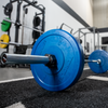 7' USA Bright Zinc Olympic Barbell