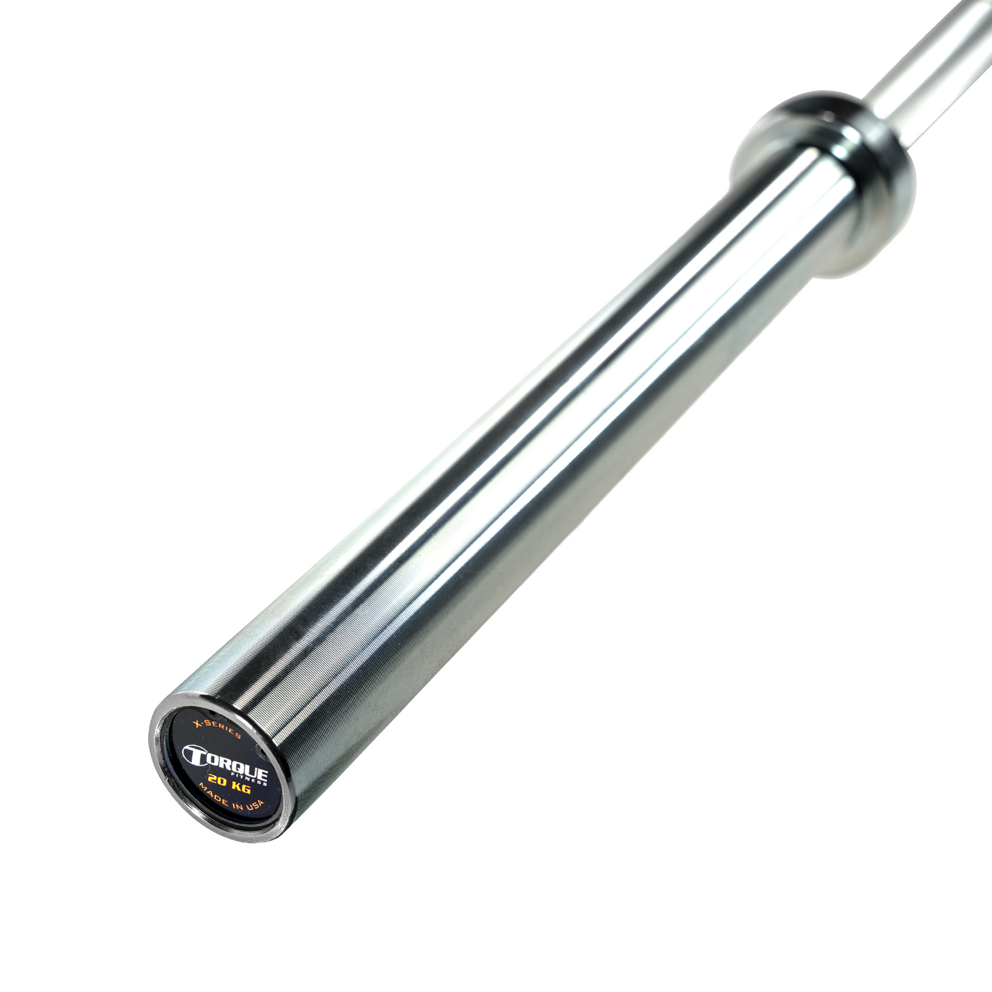 7' USA Bright Zinc Olympic Barbell