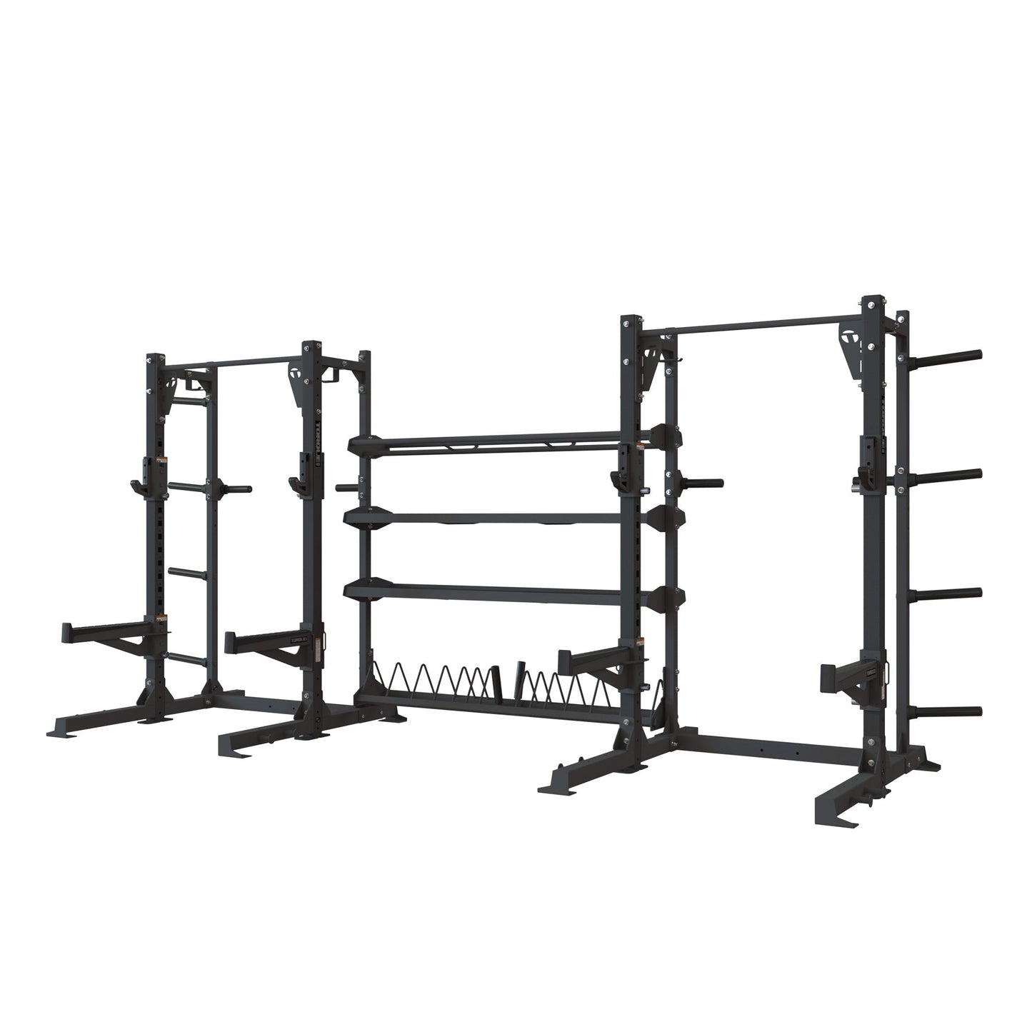 TR1 Double Half Rack with Storage - 7ft