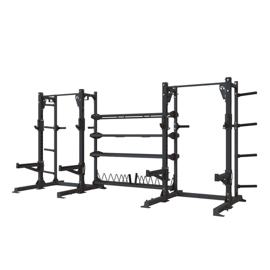 TR1 Double Half Rack with Storage - 7ft