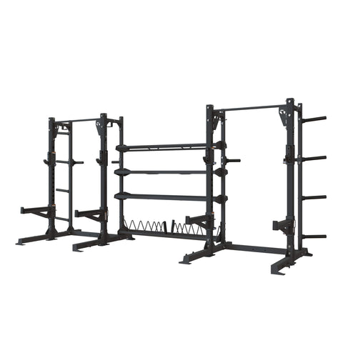 TR1 Double Half Rack with Storage - 7ft