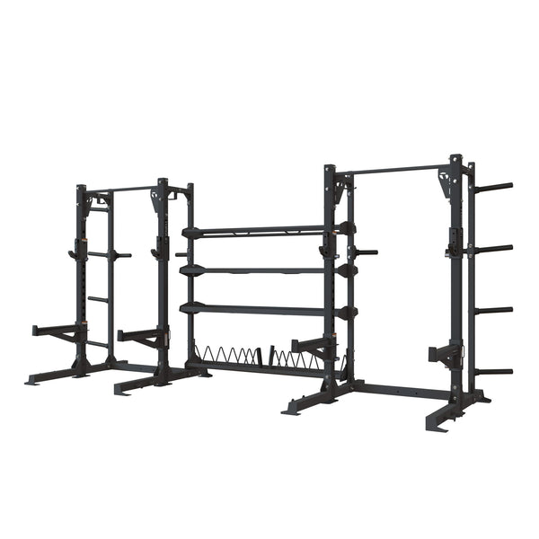TR1 Double Half Rack with Storage - 7ft