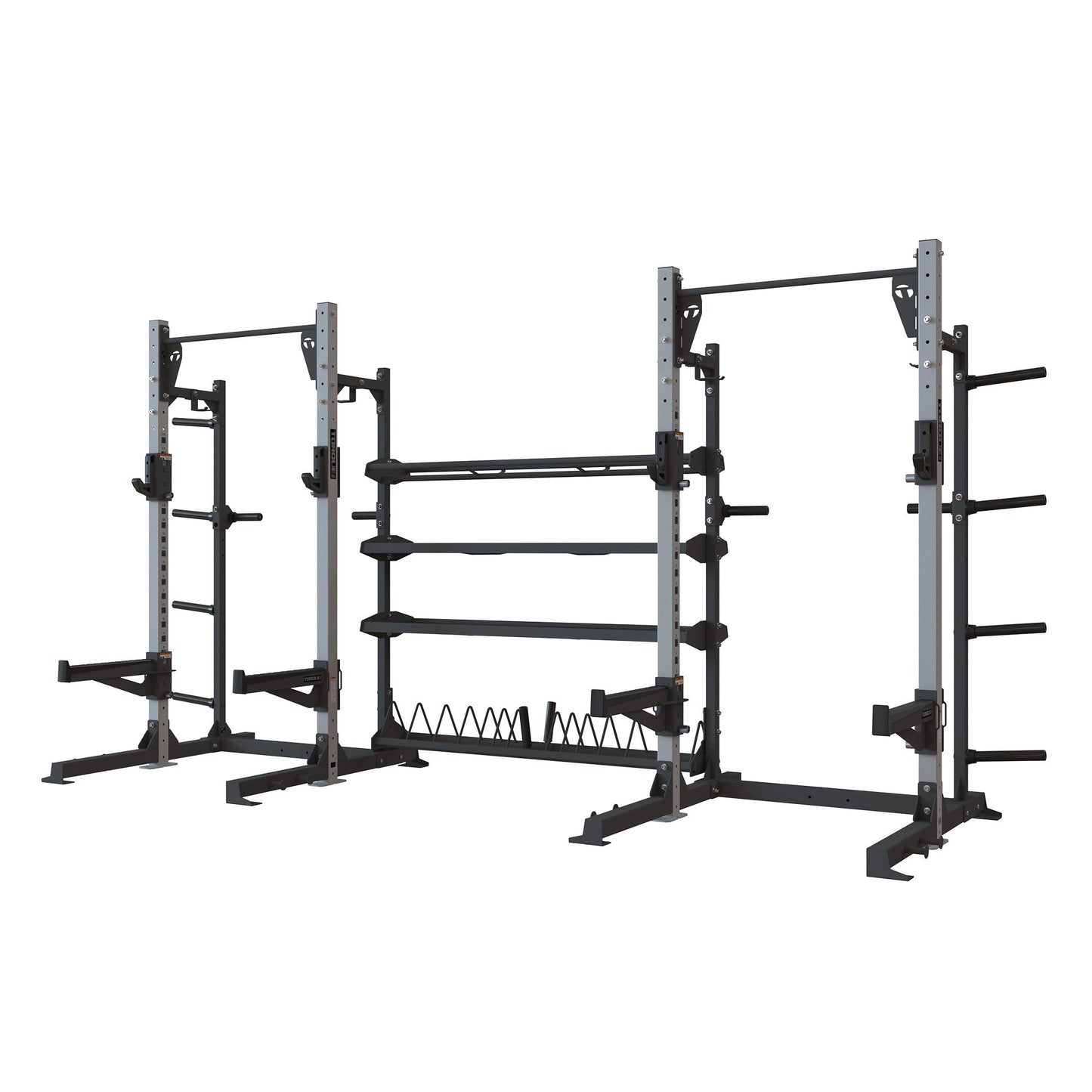 TR1 Double Half Rack with Storage - 8ft