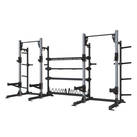 TR1 Double Half Rack with Storage - 8ft