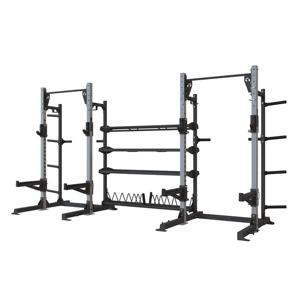 TR1 Double Half Rack with Storage - 8ft