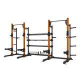 TR1 Double Half Rack with Storage - 8ft