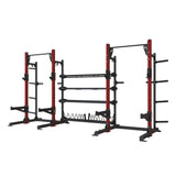 TR1 Double Half Rack with Storage - 8ft