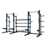 TR1 Double Half Rack with Storage - 8ft