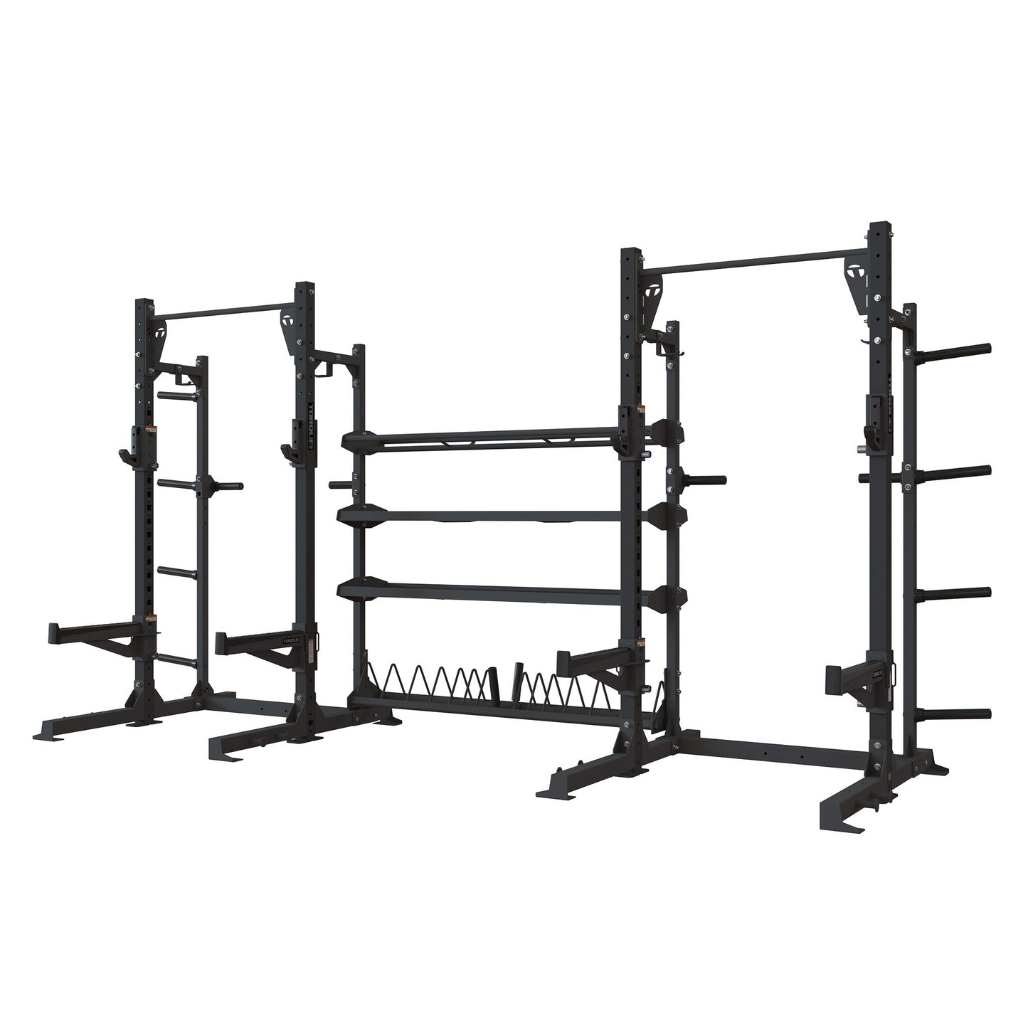 TR1 Double Half Rack with Storage - 8ft