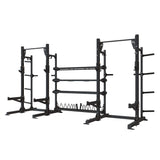 TR1 Double Half Rack with Storage - 8ft