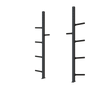 TR2 Vertical Weight Storage