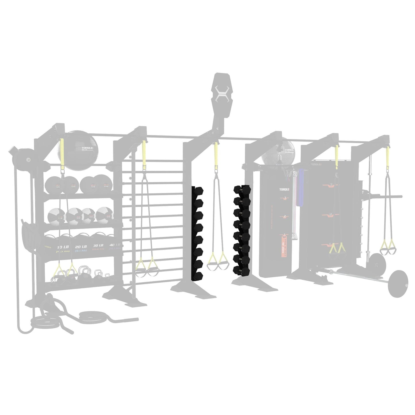 X-CREATE Vertical Dumbbell Storage - 4 Pair