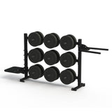 6 Foot Horizontal Weight Storage/Dip/Plyo Rack