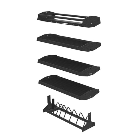 4 Ft (1.2 M) Accessory/Bumper Bookshelf Storage Module