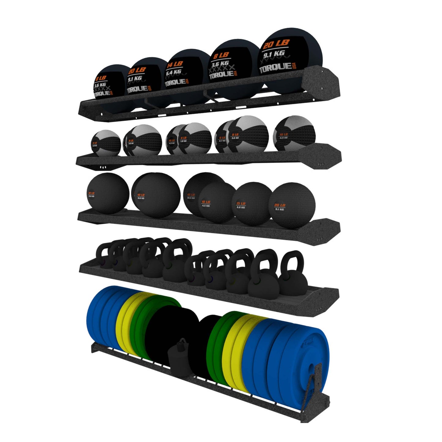 6 Ft (1.8 M) Accessory/Bumper Bookshelf Storage Module