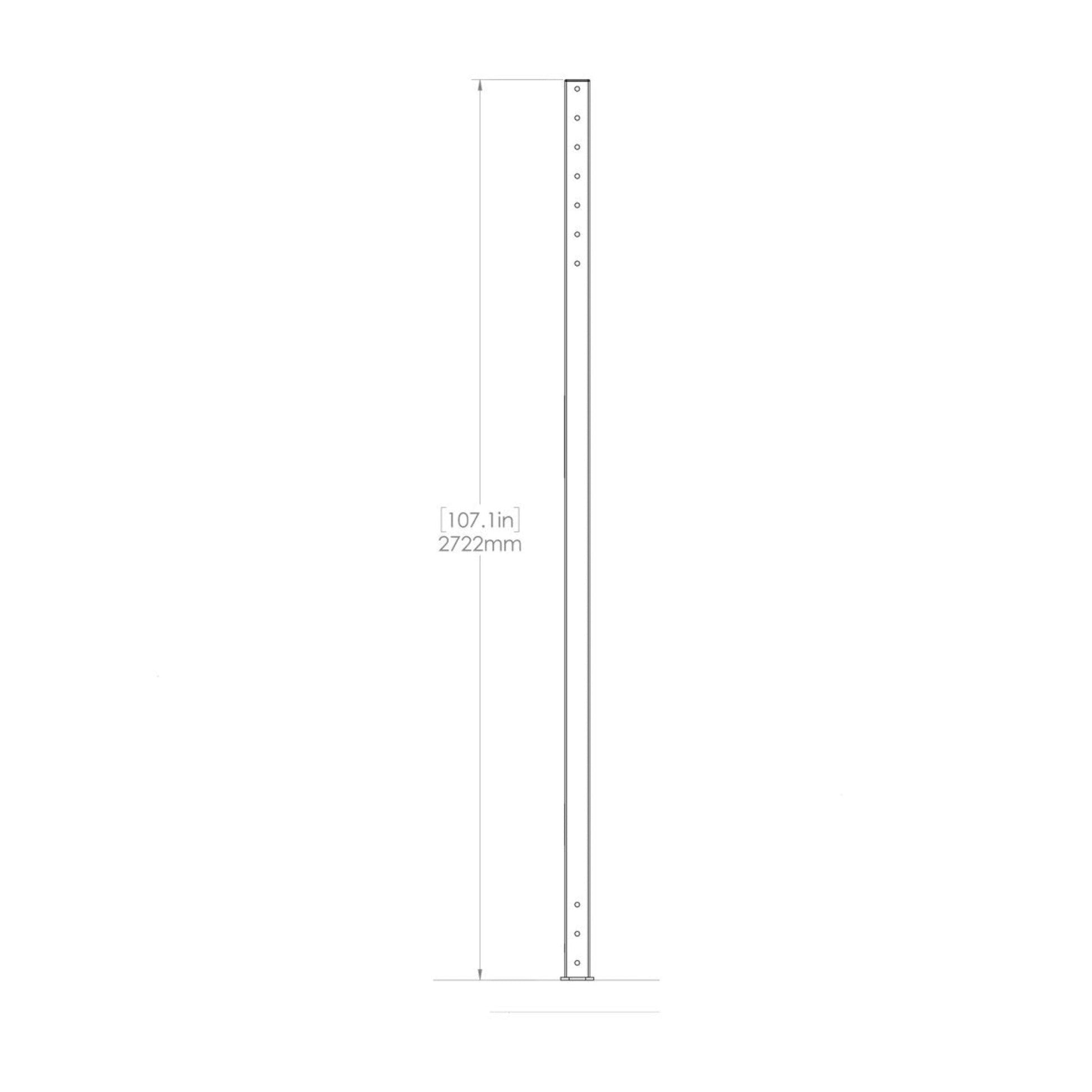 X-Rack 9U Dimensions