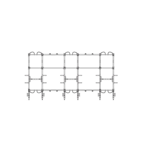 24 X 10 Foot Siege Storage Combination Rack - X1 Package