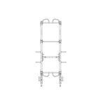 4 X 10 Foot Siege Storage Combination Rack - X1 Package