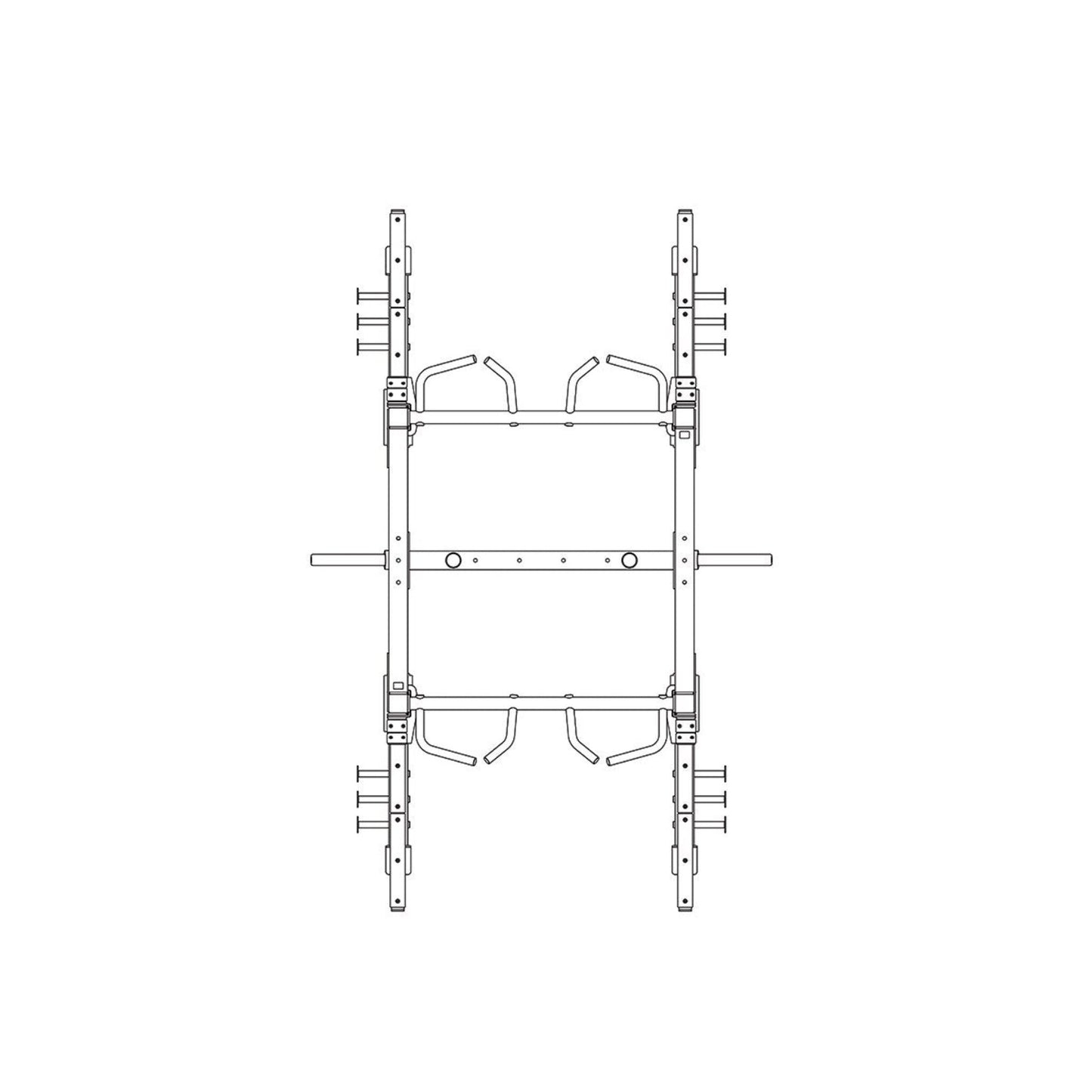4 X 4 Foot Siege Storage Rack - X1 Package