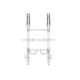 24 X 4 Foot Siege Storage Cable Rack - X1 Package